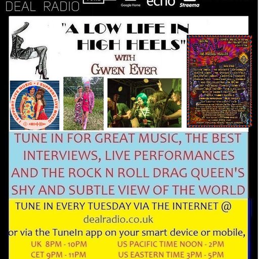 A LOW LIFE IN HIGH HEELS WITH GWEN EVER RADIO SHOW 16TH AUGUST 2022 EDITION