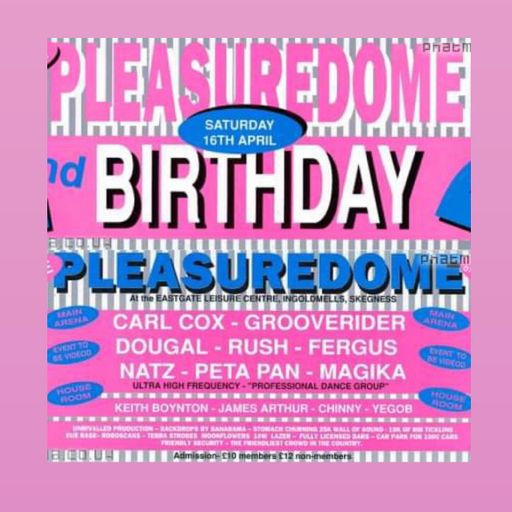 Carl Cox w/ MC Magika - Pleasuredome '2nd Birthday' - Eastgate Centre, Skegness - 16.4.94