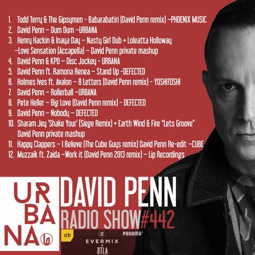 Urbana radio show by David Penn #442::: Evermix ADE set