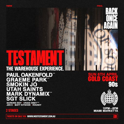 This Is Graeme Park: Testament @ Miami Marketta Gold Coast 06APR25 Live DJ Set