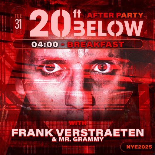 Mr Grammy & Frank Verstraeten (DJ Fou) at "20ft Below" @ Versuz (Hasselt-Belgium) - 1 January 2025