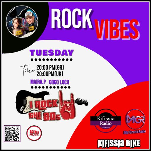 ROCK VIBES ROCK THE 80s .