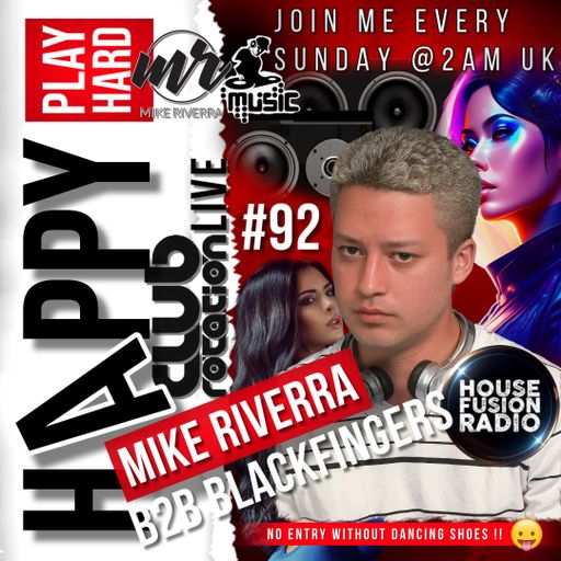 Mike Riverra - Club Rotation Live #92 B2B Blackfingers @ House Fusion Radio (Hardcore Hard Techno)