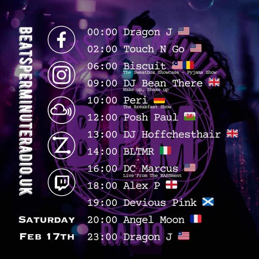Biscuit-Saturday Pajama Show-Live on Beats Per Minute Radio 17.2.2024