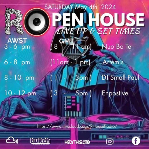 R House, Open House, sat 4th may 2024 (Star Wars day session)
