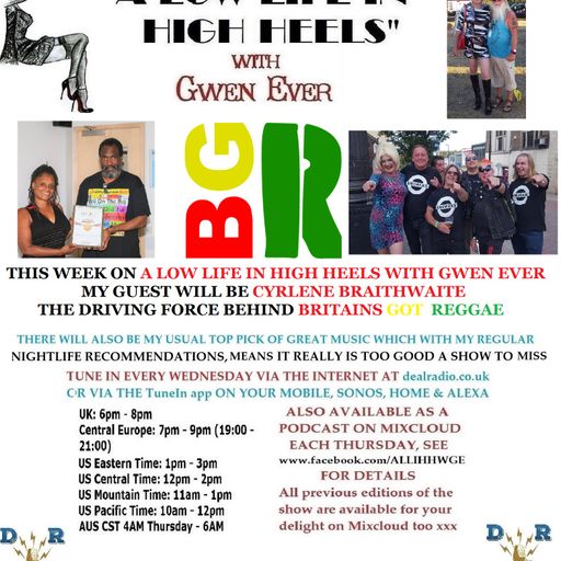A LOW LIFE IN HIGH HEELS WITH GWEN EVER RADIO SHOW 19TH SEPTEMBER 2018 EDITION