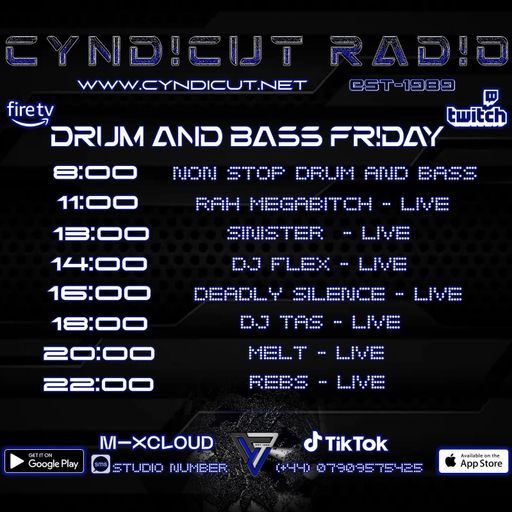 Dj-Sinister - Live On Cyndicut Radio - 02-08-2024