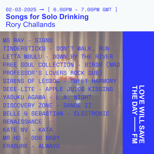 2025-03-02 Songs For Solo Drinking | LWSTD-FM