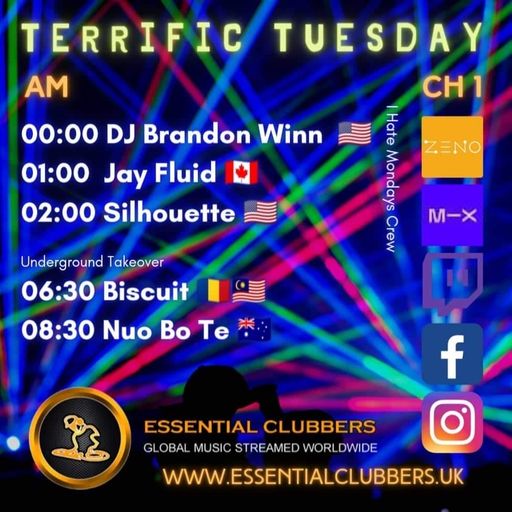 Biscuit- Underground Takeover Tuesday- Drum and Bass- Live on Essential Clubbers Radio 1.11.2022
