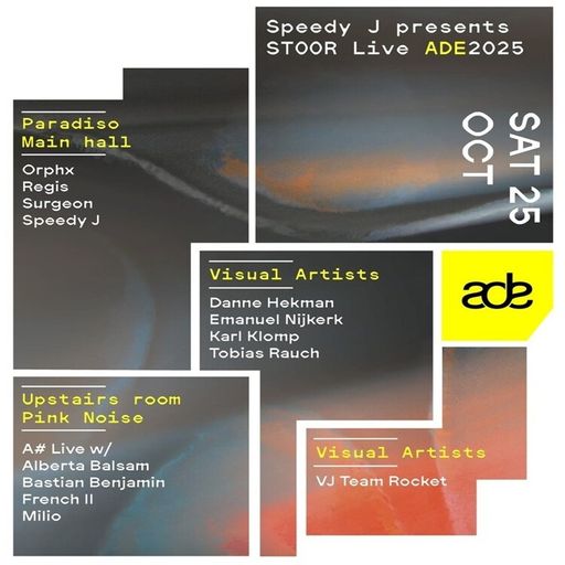 Orphx x Regis x Surgeon x Speedy J at "STOOR Live" @ Paradiso (Amsterdam-NL) - 25 October 2025