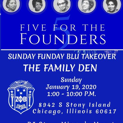 A Night @ the Family Den: Sunday Funday Blue Takeover - 19 Jan 2020