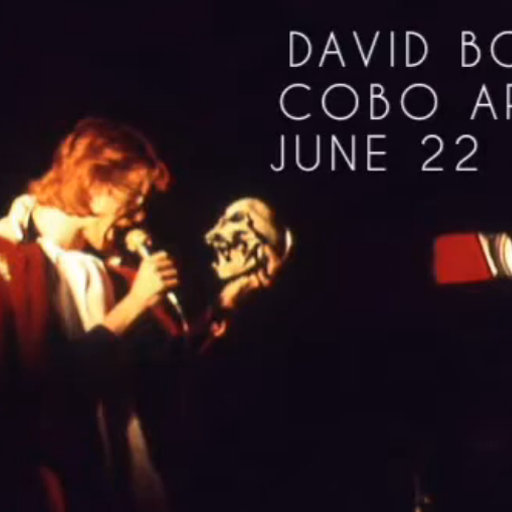 Bowie at Cobo Hall Detroit 22 June 1974