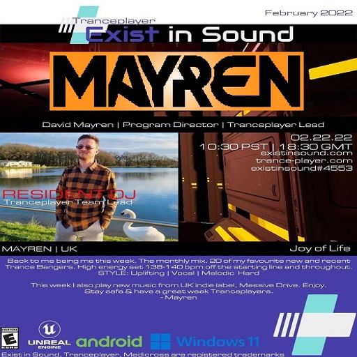 New Trance February 2022 - "Joy of Life" Uplifting & Melodic - Mixed By MAYREN