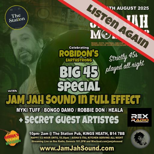 Jam Jah Mondays - Robidon's strictly 45 bday ft. Stitch & Heala