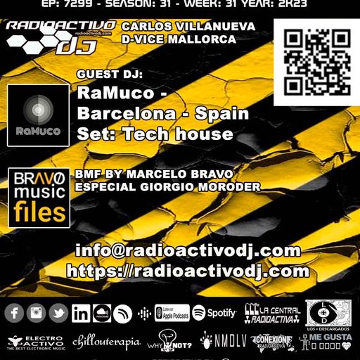 Radioactivo DJ 31-2023 by Carlos Villanueva, D-Vice Mallorca & Marcelo Bravo