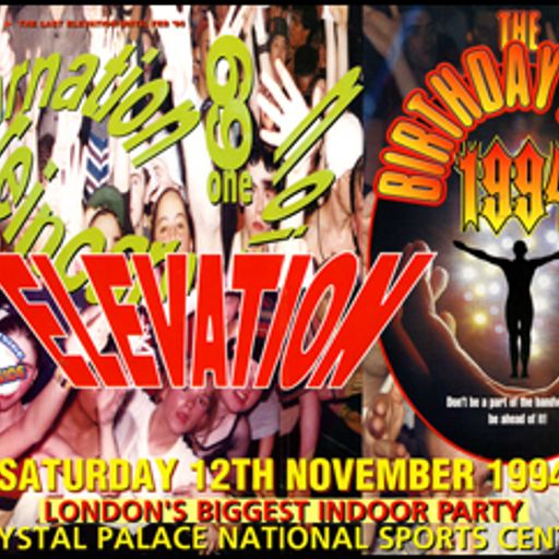 DJ Randall w/ MCMC  - Elevation 'Birthday Bash' - Crystal Palace - 12.11.94