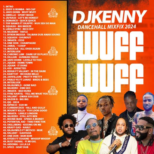Dancehall Mix 2024, Wuff Wuff Ft Vybz Kartel, Squash, Masicka, Chronic Law, Beenie Man, Skillibeng