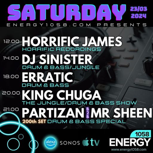 Dj-Sinister - Live On Energy1058 - 23-03-2024