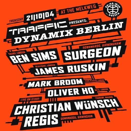 Ben Sims at "Traffic invites Dy-Na-Mix" @ Melkweg (Amsterdam-NL) - 21 October 2004