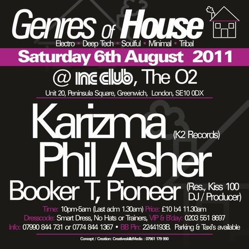 GENRES OF HOUSE MIX 2