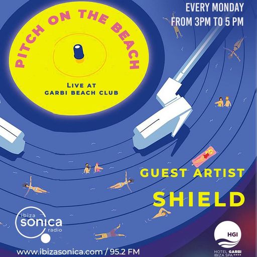 SHIELD - PITCH ON THE BEACH AT GARBI - 20 JUNE