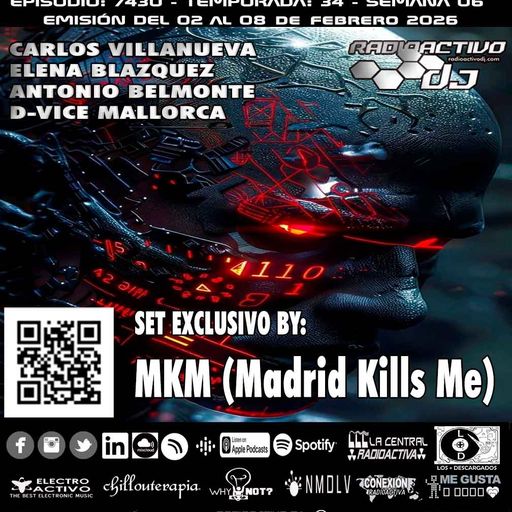 Radioactivo DJ 06-2026 Carlos Villanueva, Elena Blázquez, Antonio Belmonte & D-Vice Mallorca