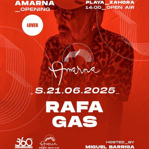 ** Opening AMARNA ** Playa Zahora ** LOVER Open Air ** Recording 21 June 2025 **