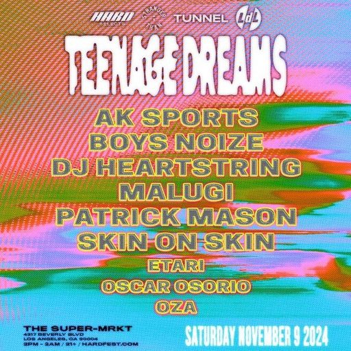 Boys Noize at "Teenage Dreams" @ The Super-Mrkt (Los Angeles-USA) - 9 November 2024