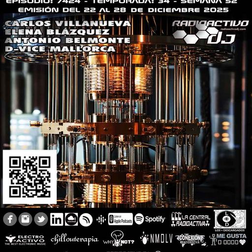 Radioactivo DJ 52-2025 Carlos Villanueva, Elena Blázquez, Antonio Belmonte & D-Vice Mallorca