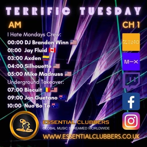 Biscuit- Underground Takeover Tuesday- Drum and Bass-Live on Essential Clubbers Radio 6.09.2022