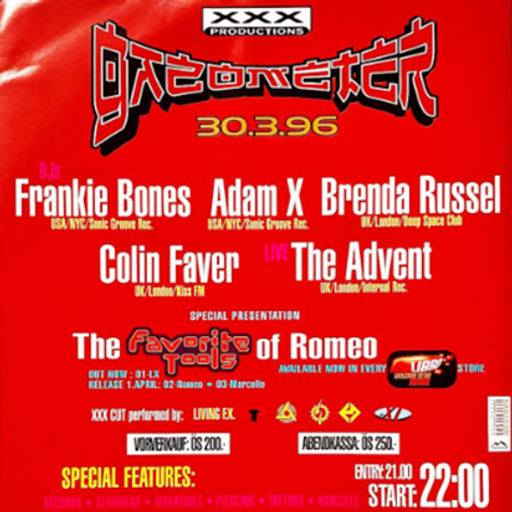 Brenda Russell & Colin Favor at Gazometer (Linz - Austria) - 30 March 1996