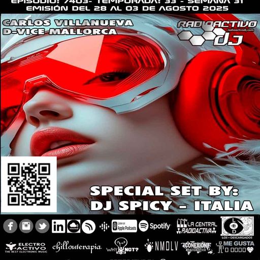 Radioactivo DJ 31-2025 Carlos Villanueva & D-Vice Mallorca