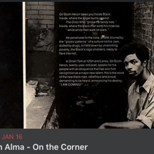 Con Alma! #4 feat T-Bird - On the Corner