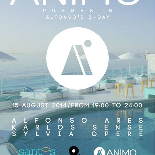 ALFONSO ARES - ANIMO POOL PARTY @ SANTOS COAST CLUB - 15 AUGUST 2014