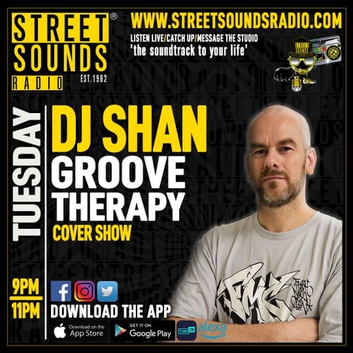 Groove Therapy with DJ Shan (Cover Show) on Street Sounds Radio 2100-2300 16/09/2025