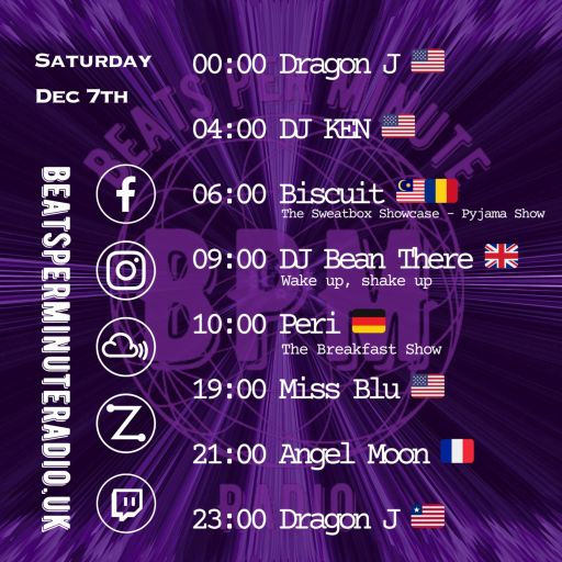 Biscuit- Saturday Pajama Show- The Candy Cane Mix- Live on Beats Per Minute Radio 7.12.2024