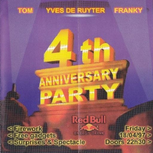 Franky Kloeck at "4th Anniversary" @ Extreme (Affligem - Belgium) - 18 April 1997