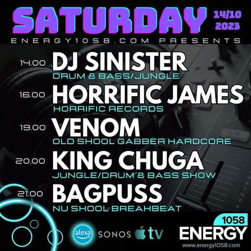 Dj-Sinister - Live On Energy1058 - 14-10-2023
