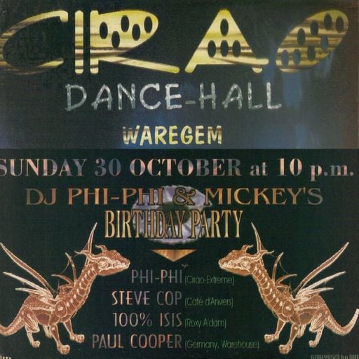Phi-Phi at "Phi-Phi & Mickey's Birthday Party" @ Cirao (Waregem - Belgium) - 30 October 1994