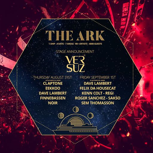 Roger Sanchez at "Versuz Stage" @ The Ark Cruise (Marseille > Ibiza) - 1 September 2017