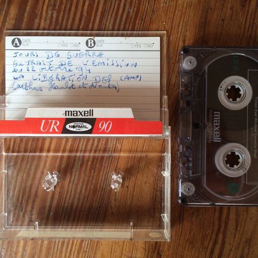 DANGER110 - extrait de "Jour de Guerre" 22 octobre 1994 (Cassette Trouvée - Archive Radio Belgique)