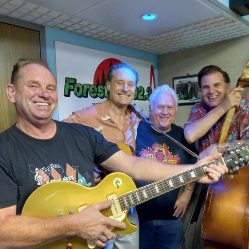 DJ Steve Stack-O-Wax ~ ROCKIN' RADIO ~ with guests the Larry Adams Trio ~ 25.06.25