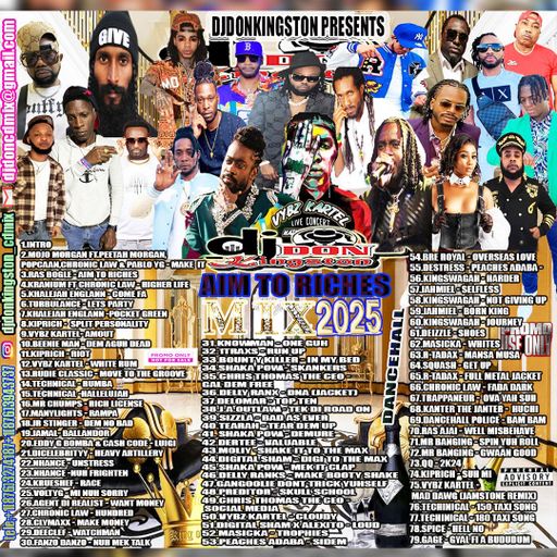 Dancehall Mix 2025, Aim To Riches Ft Vybz Kartel, Chronic Law, Beenie Man, Sizzla, Masicka