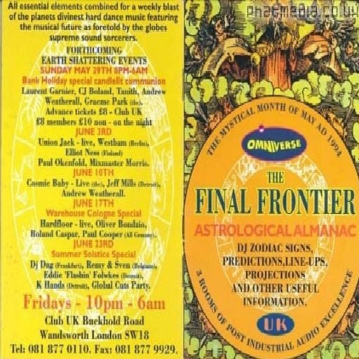 Tanith at "The Final Frontier" @ Club UK (Wandsworth - UK) - 29 May 1994