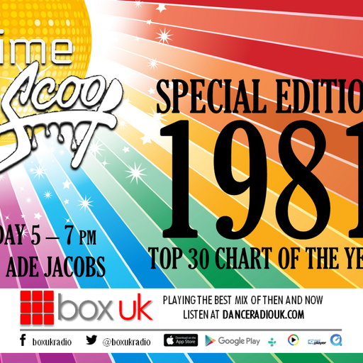 Ade Jacobs - Top 30 Chart Of The Year 1981 - Box UK - 2/9/18