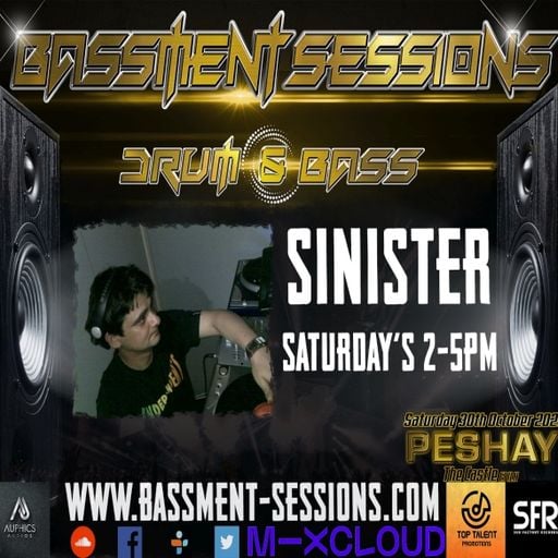 Dj-Sinister - Into The Night Show - Live on Bassment Sessions Radio - 24-07-2021