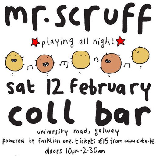 Mr Scruff live DJ mix from Galway, Friday 12th February 2011