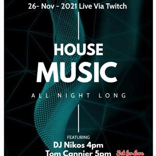 Tom Cannier - #setforlove 26-11-21 - Virtual DJ's Friday House Raid Train