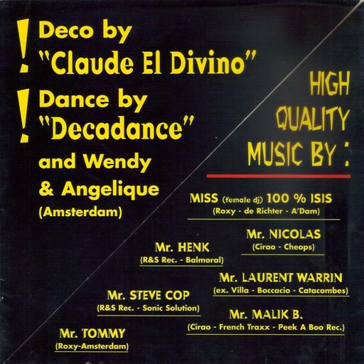 100% Isis & Henk & Nicolas (part 2) at "The Way To Heaven" @ Cirao (Waregem) - 6 January 1995