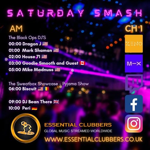 Biscuit- Saturday Pajama Show- Live on Essential Clubbers Radio 20.08.2022